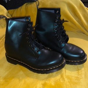 Green Dr. Martens
